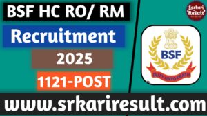 BSF HC RO/ RM Recruitment 2025